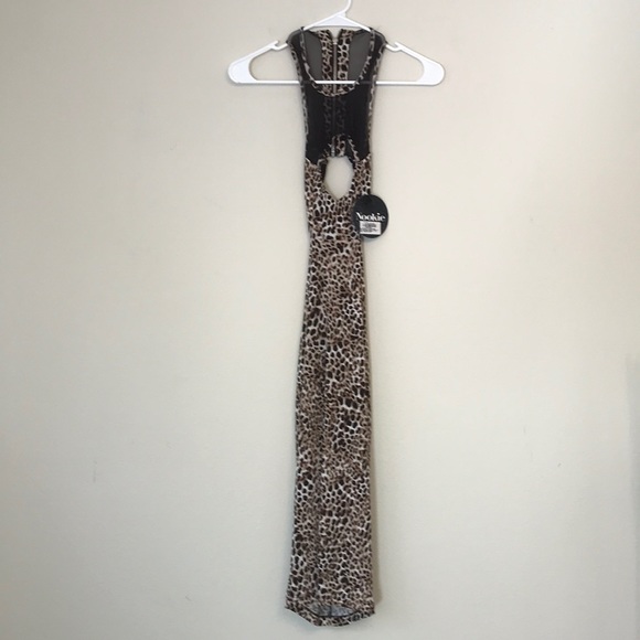 💟 Nookie Animalia Mesh Cut Out leopard Dress - Picture 4 of 5